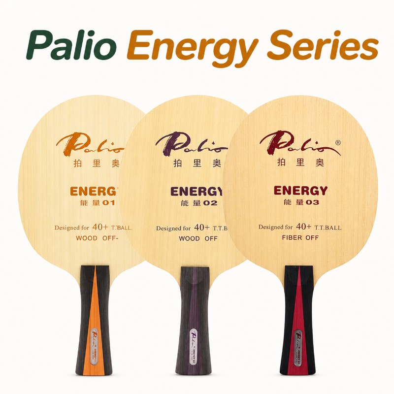 Xiom Blade Table Tennis - Palio New ENERGY 01 02 03