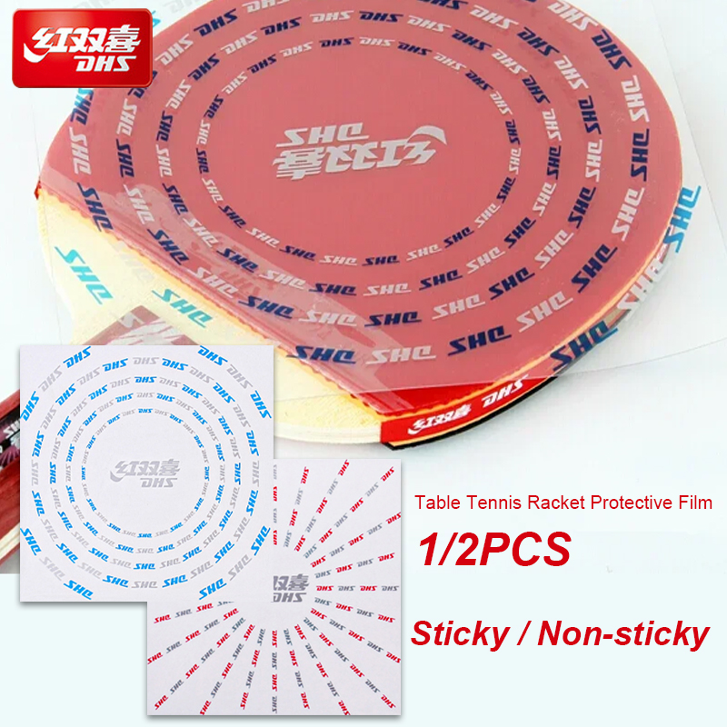 1/2PCS DHS Table Tennis Racket - Table Tennis Rubber Protective Film review and price