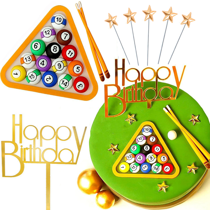 Billiard Ball Cake Decoration  - Table Tennis Ball review and price