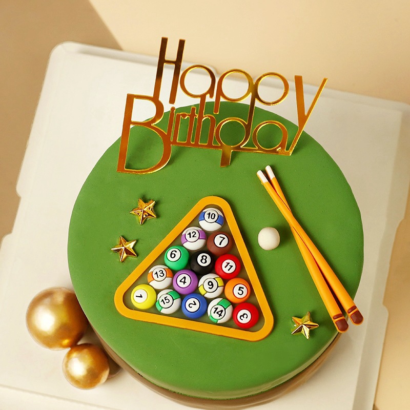 Billiard Ball Cake Decoration  - Table Tennis Ball review and price