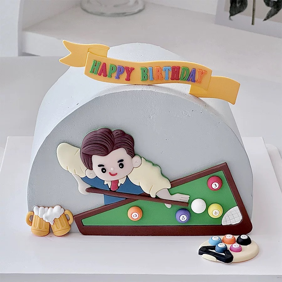 Billiard Cake Birthday Decorat - Table Tennis Game review and price