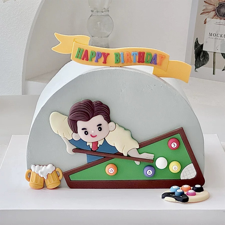 Billiard Cake Birthday Decorat - Table Tennis Game review and price
